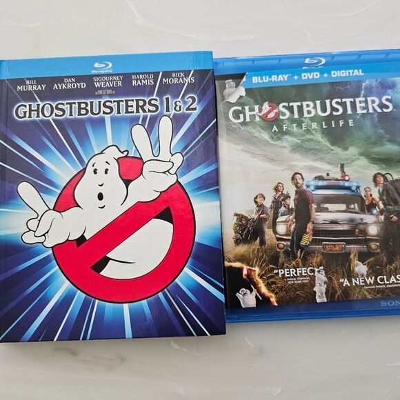 Ghostbusters Blu-ray Collection 1, 2 & Ghostbusters after life pre-owned - Picture 1 of 3